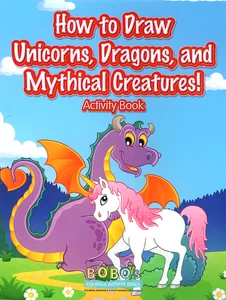 How to Draw Unicorns, Dragons and Mythical Creatures - Kids Paperback, Very Good - Picture 1 of 4