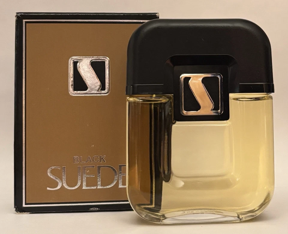 Avon Hombres: salpicaduras vintage de gamuza negra para después del afeitado Foto 1 de 1