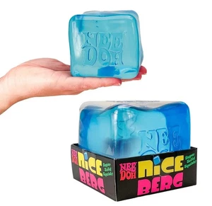 NeeDoh Niceberg Super Fidget Sensory Toy Approx 3.25 Inch (Blue x1 Supplied) - Picture 1 of 8