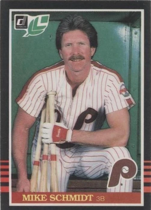 Tarjeta Donruss Leaf 205 Mike Schmidt 1985 Foto 1 de 1