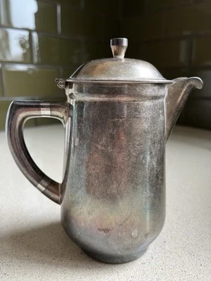 Crema tapa bisagras vintage WMF EP Cromargan 13 tono plateado 0,35 L Foto 1 de 4