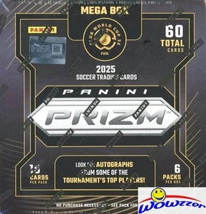 2025 Panini Prizm FIFA Club Copa Mundial de Fútbol ENORME EXCLUSIVO MEGA Caja - ¡60 Tarjetas! - Imagen 1 de 1