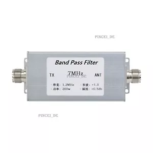 7MHz Band Pass Filter BPF Bandpass Filter Anti-Interference 200W - Picture 1 of 6