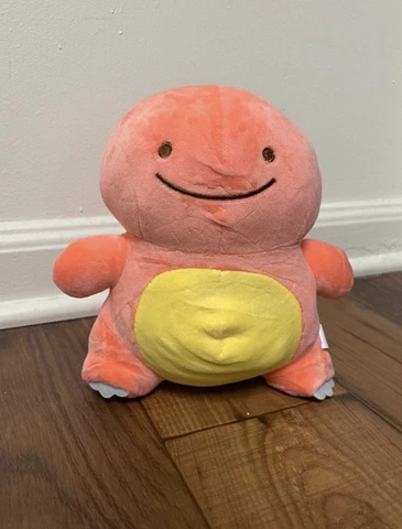 REVERSIBLE POKEMON DITTO TO CHARMANDER PLUSHIE STUFFED ANIMAL 8” PLUSH 2 IN 1 Cover