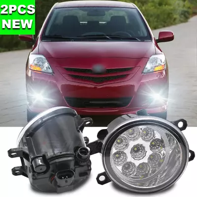 For 2010 Toyota Yaris Pair Front Bumper Fog Light Lamp Replacement #8121006071 - Image 1 of 4