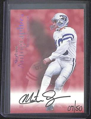 1999 Skybox Autographics Century Autograph Martin Gramatica No 7 of 50 - Image 1 of 2