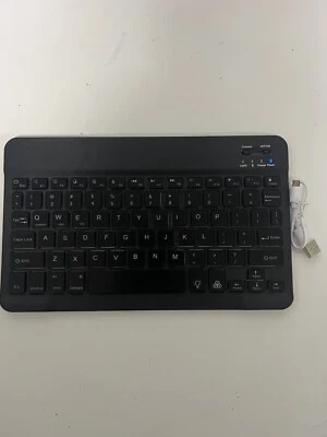 Ultra-thin 10'' Bluetooth Keyboard Compatible With Iphones, Ipads, Tablets, & TV - Image 1 of 4