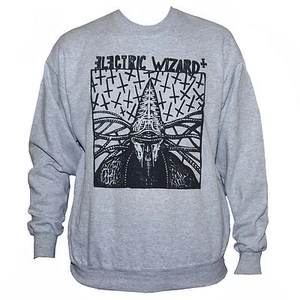 SUDADERA MAGO ELÉCTRICO Stoner Doom Metal Gris Unisex Jersey Suéter - Imagen 1 de 3
