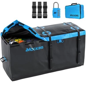 Mockins 25 Cu.Ft. Waterproof Cargo Carrier Bag | 60x24x31" Hitch Mount Cargo Bag - Picture 1 of 8