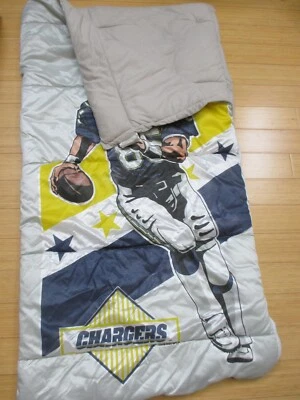 Saco de dormir vintage Chargers NFL 1993 The Bibb Co. Foto 1 de 4