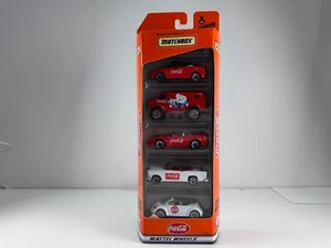 Matchbox Coca Cola Coke Gift Pack 5 Piece Diecast Set Lot New In Box - Picture 1 of 6