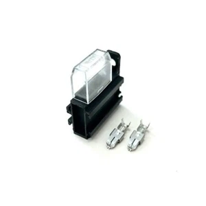 Bulkhead Mount Blade Fuse Holder with Cover & Terminals - Picture 1 of 1