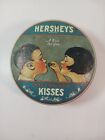 Étain rond vintage 1982 Hershey's Kisses fabriqué en Angleterre