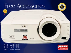 DLP Projector 3500 Lumens for Parties Family Gatherings 1080p HDMI USB - Picture 1 of 9