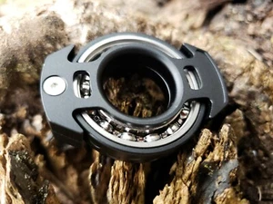 Genial Nuevo Rodamiento Calmante de Metal Negro Spinner Avanzado Adultos Enfoque de Estrés TDAH - Imagen 1 de 12