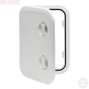 Access Hatches 440mm x 315mm White with Removable and Fixed Hinge Boat Caravan - Picture 1 of 1