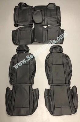 Katzkin Black Leather Seat Covers for 2015-2019 Dodge Challenger Sport SXT RT - Image 1 of 4