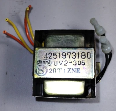 ZEBRA Power Transformer 4251973180 UV2-305 - Image 1 of 4