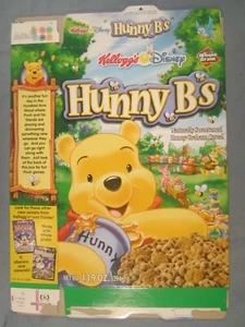 2001 MT Cereal Box KELLOGG'S Disney HUNNY Bs Pooh [Y156a1] - Picture 1 of 2