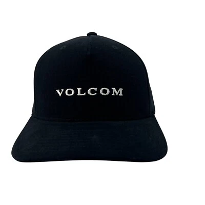 Volcom Arounder Adjustable Hat  Black Snapback #D55332212 - Image 1 of 4