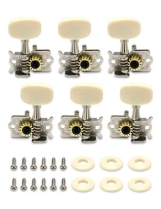 Cabezales de máquina de guitarra clavijas de afinación teclas de afinación afinadores 3L 3R para Classica... - Imagen 1 de 9