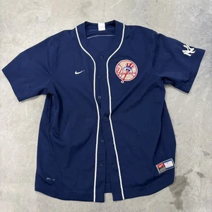 Nike MLB Yankees Trikot Navy Blau Herren XL Dri Fit Knopfleiste #13 Rodriguez - Bild 1 von 5