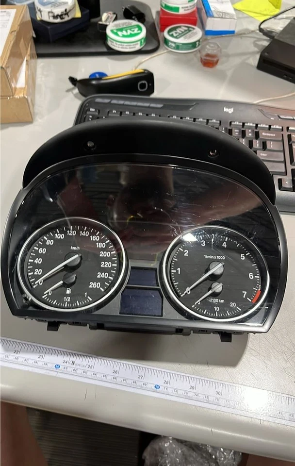 Speedometer Station Wgn KPH Without Adaptive Cruise Fits 07-08 BMW 328i E90 OEM Foto 1 de 1