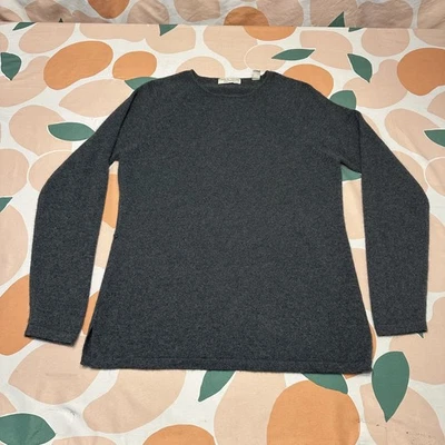 Lord & Taylor 100% Cashmere Roll Neck Sweater Women's Large Gray Long Sleeve - Image 1 of 4