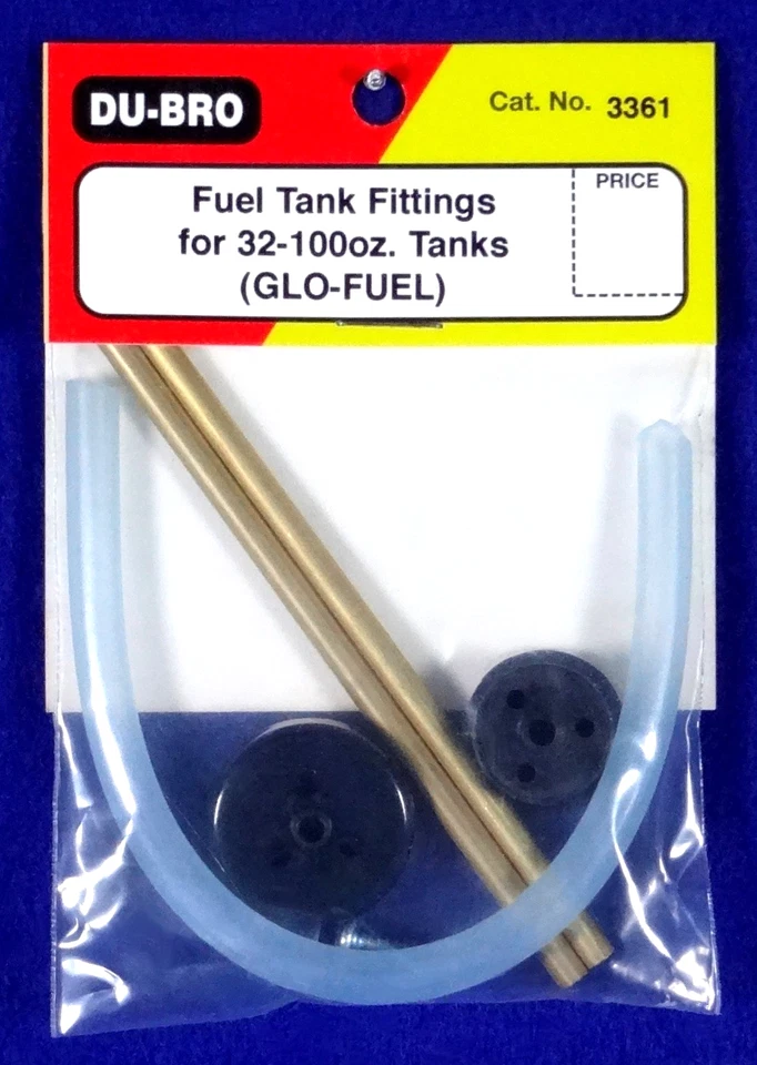 ACESSÓRIOS PARA TANQUE DE COMBUSTÍVEL DU-BRO PARA 32-100 OZ. TANQUES (GLO-FUEL) (CAT. # 3361 ) - Imagem 1 de 1