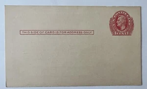 MINT 1C LINCOLN RED POSTAL CARD WITH HAPPY NEW YEAR BOSTON SHOE STORE BACK - Picture 1 of 2
