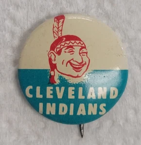 60's Vintage Crane Potato Chips CLEVELAND INDIANS Pin/Pinback Button - Picture 1 of 3