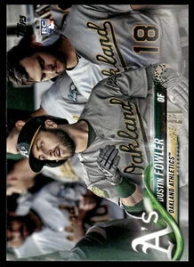 Tarjeta de novato (RC) 2018 Topps Update Dustin Fowler variación fotográfica #US95 - Imagen 1 de 2