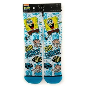 Odd Sox Spongebob Crew Socken Nickelodeon Sup Fische Herren Damen Y2K Spaß Geschenk - Bild 1 von 7