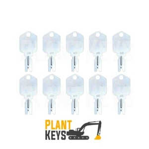 Mustang 166 (Set of 10) Skidsteer Keys Forklift Gradall Hyster IR Yale Gehl - Picture 1 of 1