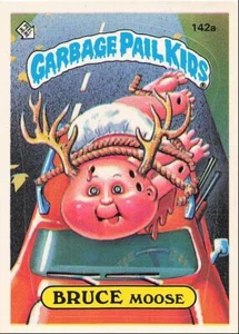 1986 Garbage Pail Kids Bruce Moose #142A - Picture 1 of 2