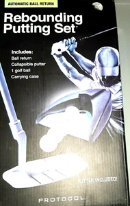 Inside Office GOLF CLUB PUTTING Portable and Rebounding Compact Set COLLAPSIBLE - Picture 1 of 2