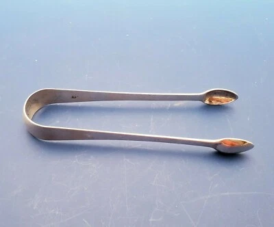 Pinzas de hielo inglesas de plata de ley Foto 1 de 4