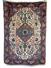 Handknotted Persian Oriental Carpet Sarough Art Deco - Natural Colors 104x73cm