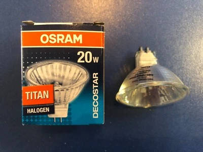 Osram Halogen Lamp Decostar 51 Titan 12V 20W GU5.3 46860 10° Dimmable!!! - Image 1 of 4