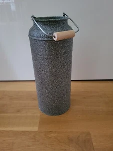 Milchkanne Vase Dekokanne Granit Grau Ikea Socker - Bild 1 von 3