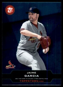 2011 actualización Topps #TTU-35 Jaime Garcia Topps Town - Imagen 1 de 2