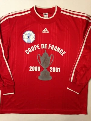 MAILLOT FOOTBALL JOUEUR N°5 - COUPE DE FRANCE 2000 - 2001 - Photo 1/2