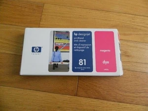 2013 Original HP #81 Magenta Druckkopf/Reiniger Designjet 5000 5500 C4952A versiegelt - Bild 1 von 1