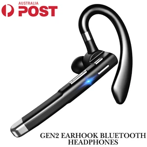 Gen2 Earhook Bluetooth Headphones Business Handsfree Samsung iPhone Mobile - Picture 1 of 9