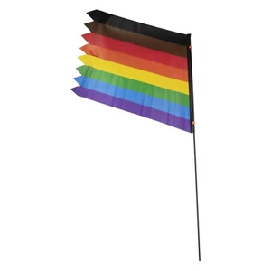 Banderas de seguridad 2 piezas Sun Seeker 72 pulgadas bandera arco iris - Imagen 1 de 2