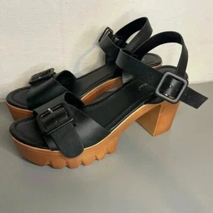 Pierre Dumas nero grosso tacco leggero - Foto 1 di 8