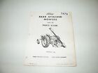 Ford Rear Attached Mowers Series 515 Parts Catalog Dec 1966 Pa-9027-A