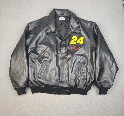NASCAR Competitors View Jeff Gordon #24 DuPont Racing couro sintético acolchoado 2XL - Imagem 1 de 4