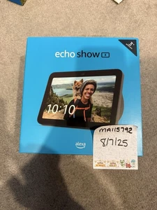 AMAZON ECHO SHOW 8 (NEWEST 3RD GEN) SMART SPEAKER - Black - Brand New 🔥🔥🔥 - Picture 1 of 4