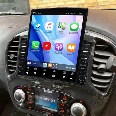Car Radio Stereo For Nissan Juke 2010-2014 Android 15 Wifi CarPlay GPS NAVI FM - Image 1 of 4